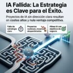 Estrategia IA para evitar fracasos en proyectos de Inteligencia Artificial. Claves para un desarrollo exitoso y optimizado.