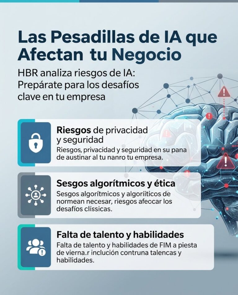 La Inteligencia Artificial resuelve desafíos empresariales, mitigando riesgos y optimizando procesos para un negocio eficient