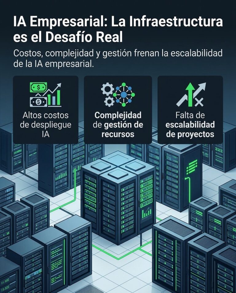 Infraestructura IA: el nuevo desafío crítico para empresas. Servidores, datos y redes potentes para impulsar el futuro de la